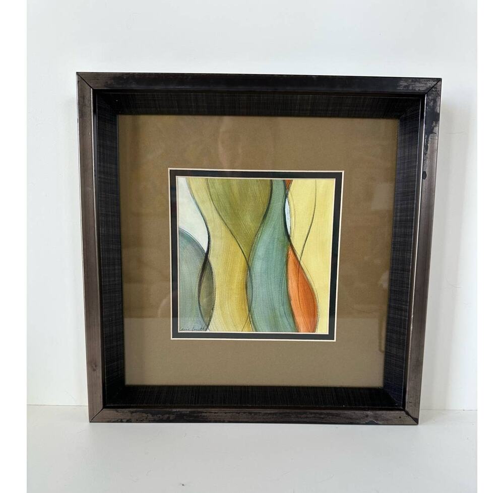 Framed Art "Coalescence I" by Lanie Loreth 11 inch x 11 inch, double mat